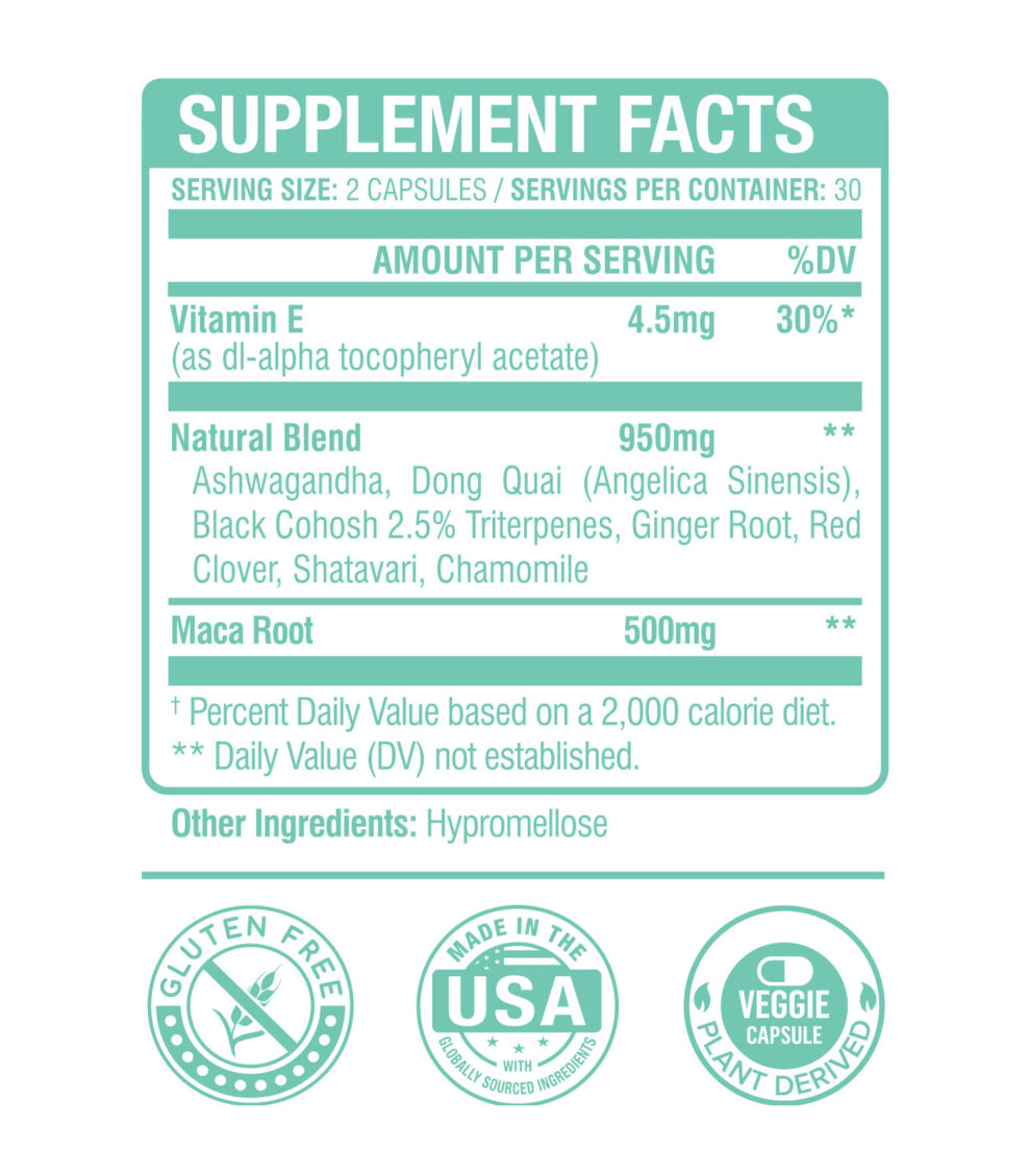 Hormonal Balance Supplement Facts