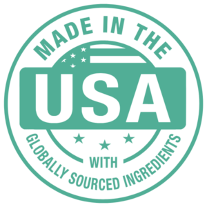 Made in the USA with globally sourced ingredients