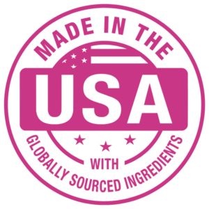 Made in the USA with globally sourced ingredients